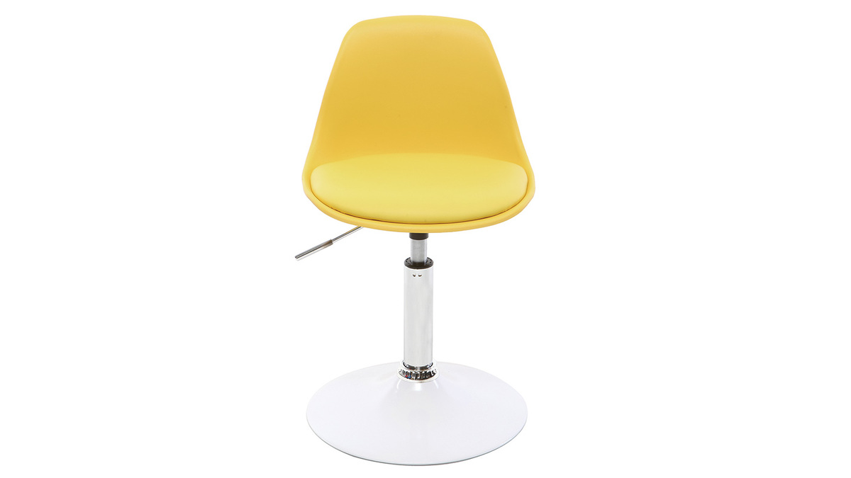 Silla de escritorio diseo infantil amarillo STEEVY