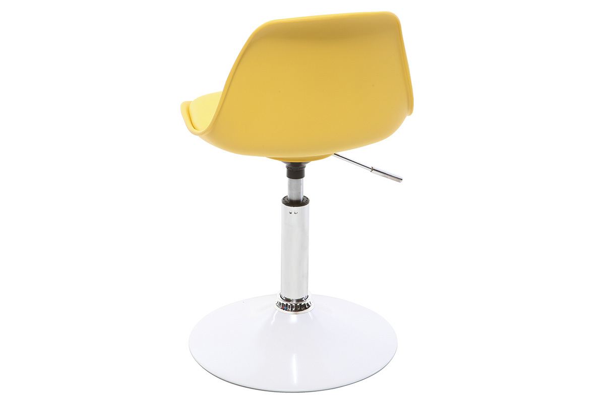 Silla de escritorio diseo infantil amarillo STEEVY