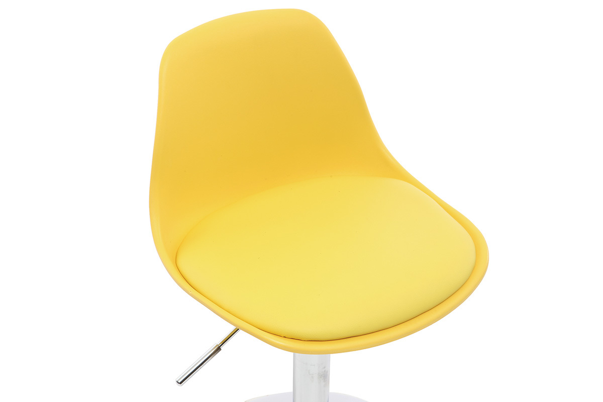 Silla de escritorio diseo infantil amarillo STEEVY