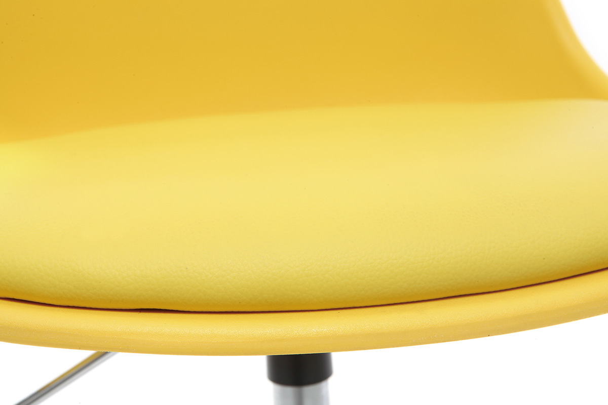 Silla de escritorio diseo infantil amarillo STEEVY