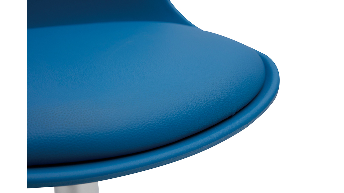 Silla de escritorio diseño infantil azul STEEVY