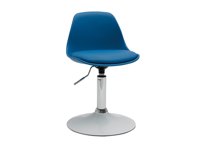 Silla de escritorio diseño infantil azul STEEVY - Silla de escritorio diseño infantil azul STEEVY