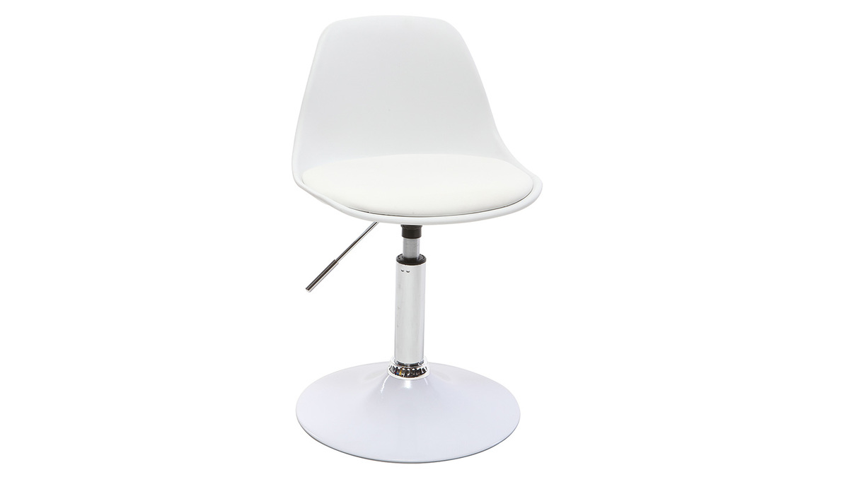 Silla de escritorio diseo infantil blanco STEEVY