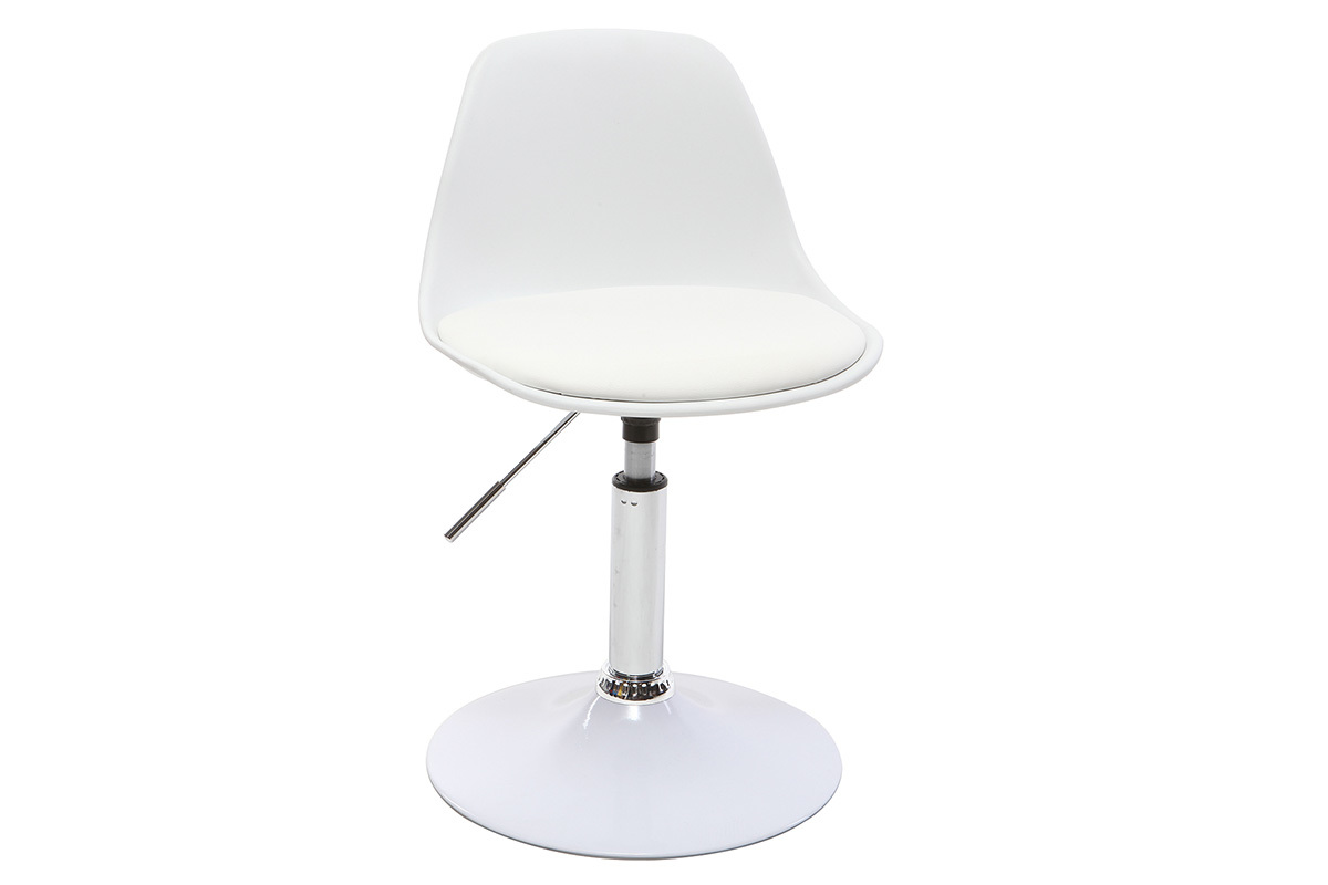 Silla de escritorio diseo infantil blanco STEEVY