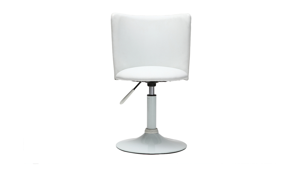 Silla de escritorio infantil blanca NEW ROCK
