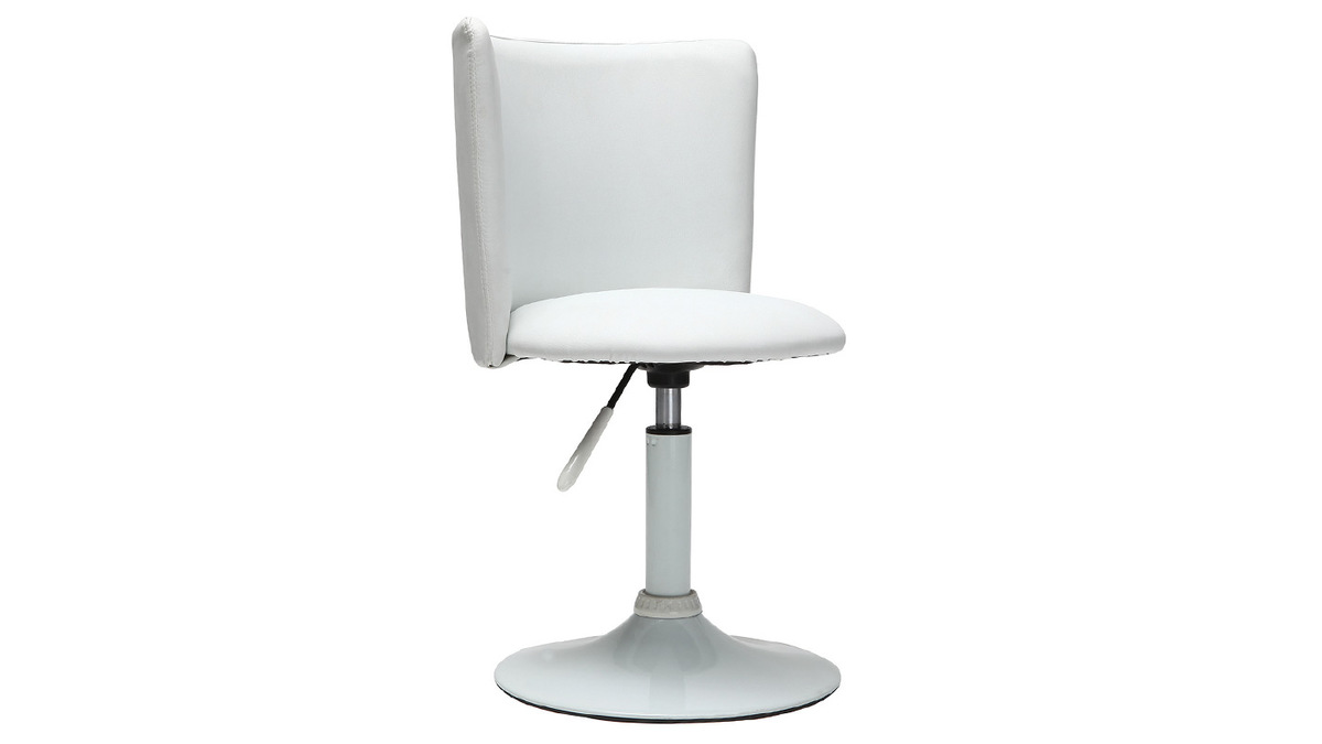 Silla de escritorio infantil blanca NEW ROCK