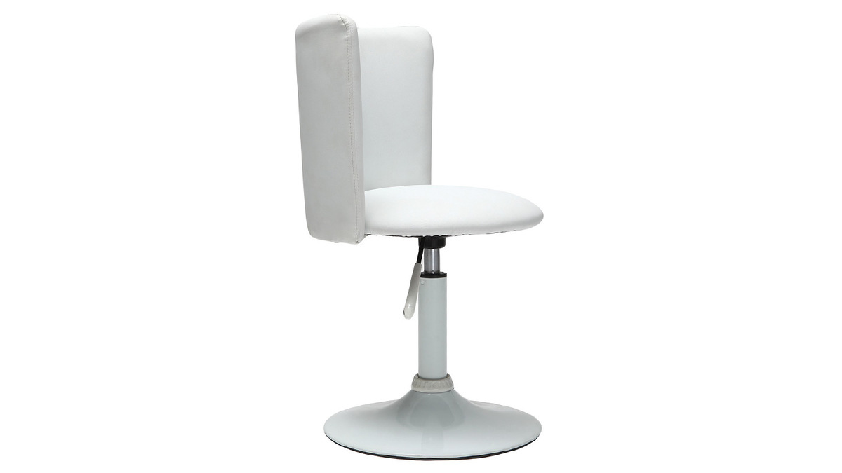 Silla de escritorio infantil blanca NEW ROCK
