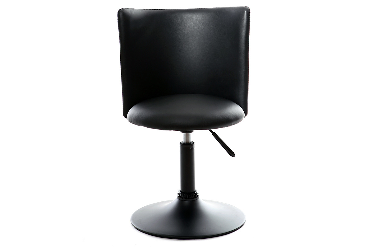 Silla de escritorio infantil negra NEW ROCK
