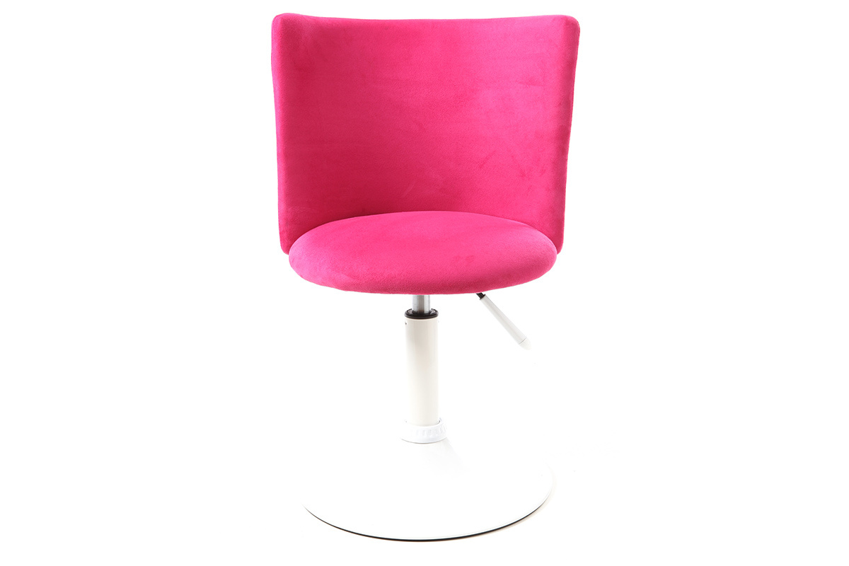 Silla de escritorio infantil rosa y blanca NEW MARCHANDE