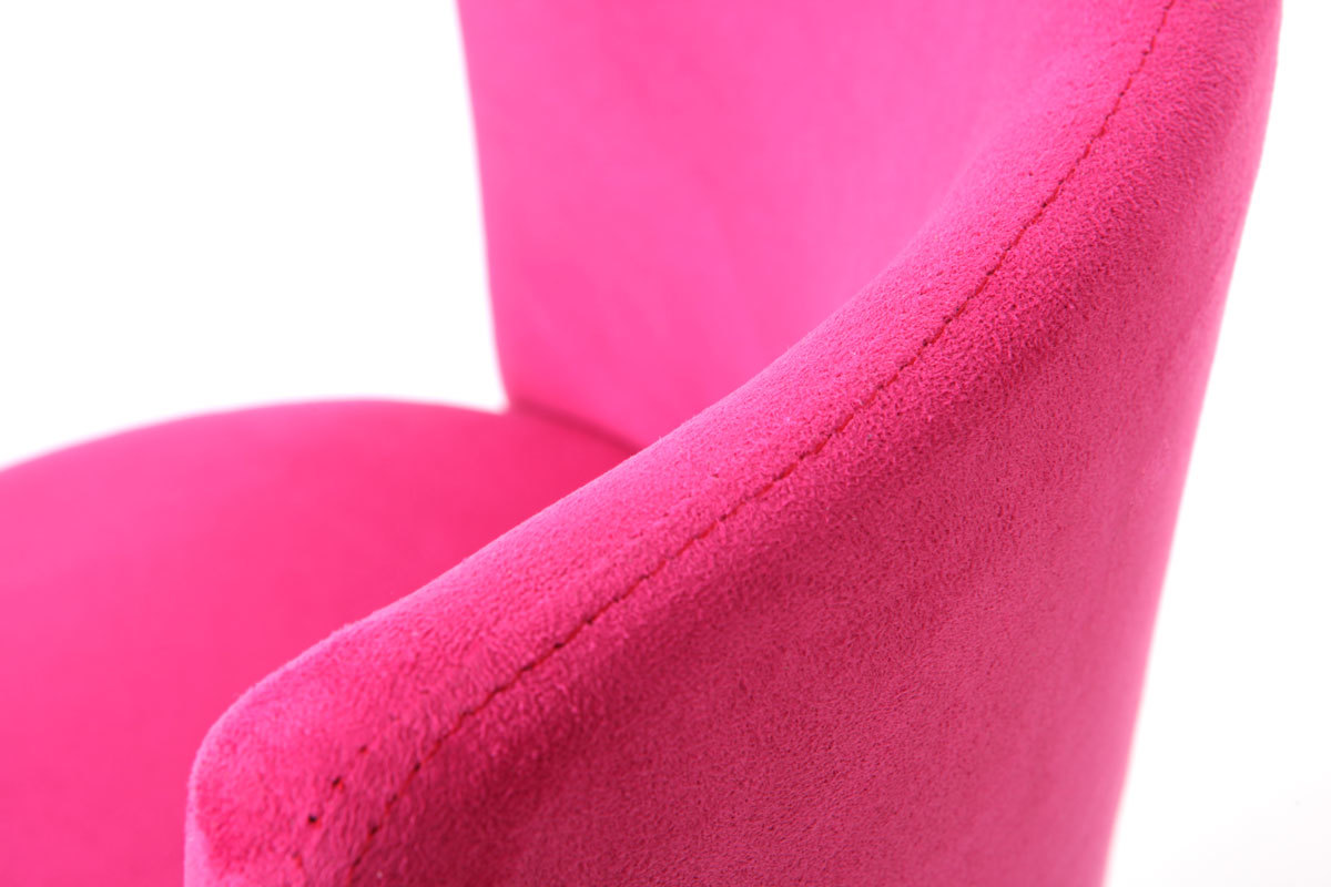 Silla de escritorio infantil rosa y blanca NEW MARCHANDE