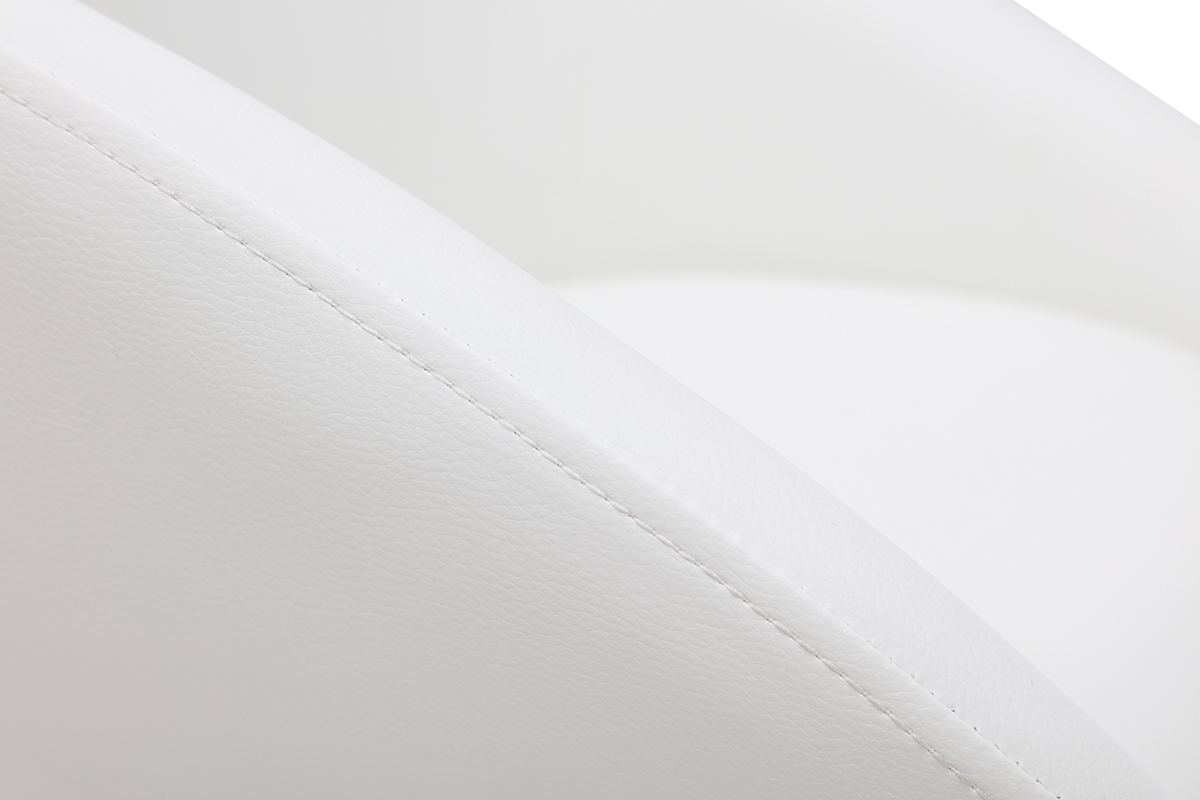 Silla de escritorio moderna blanca COLIN