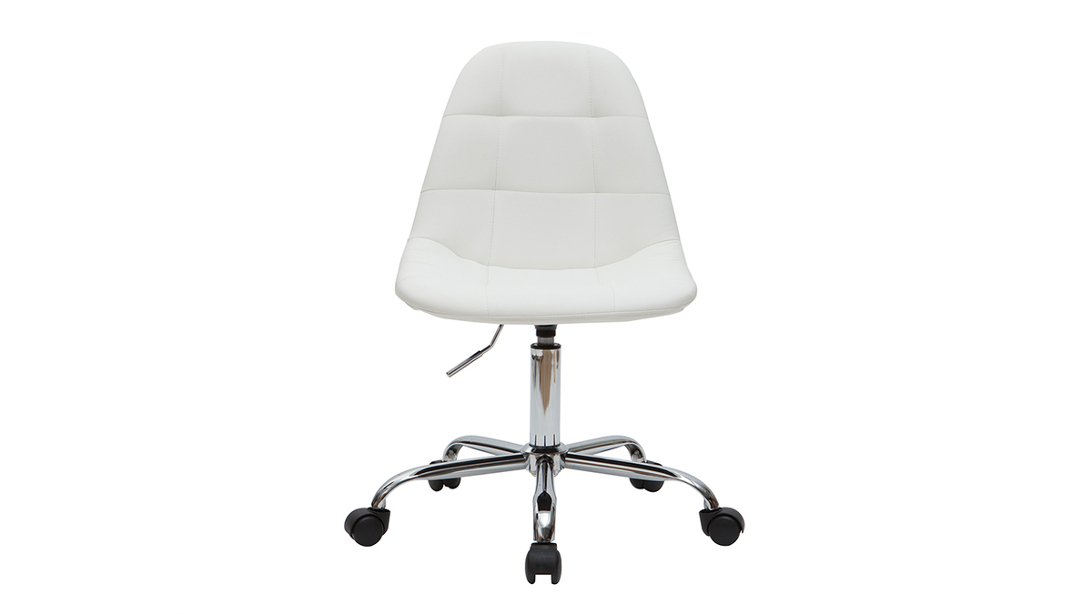 Silla de escritorio moderna blanca COX