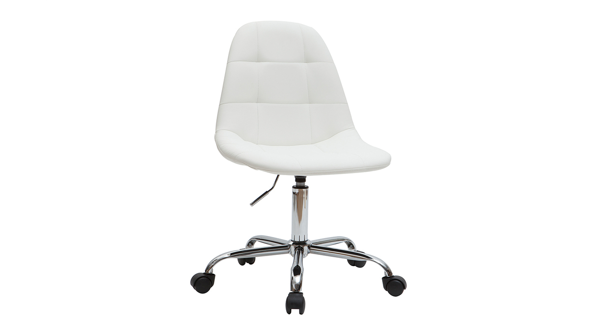 Silla de escritorio moderna blanca COX