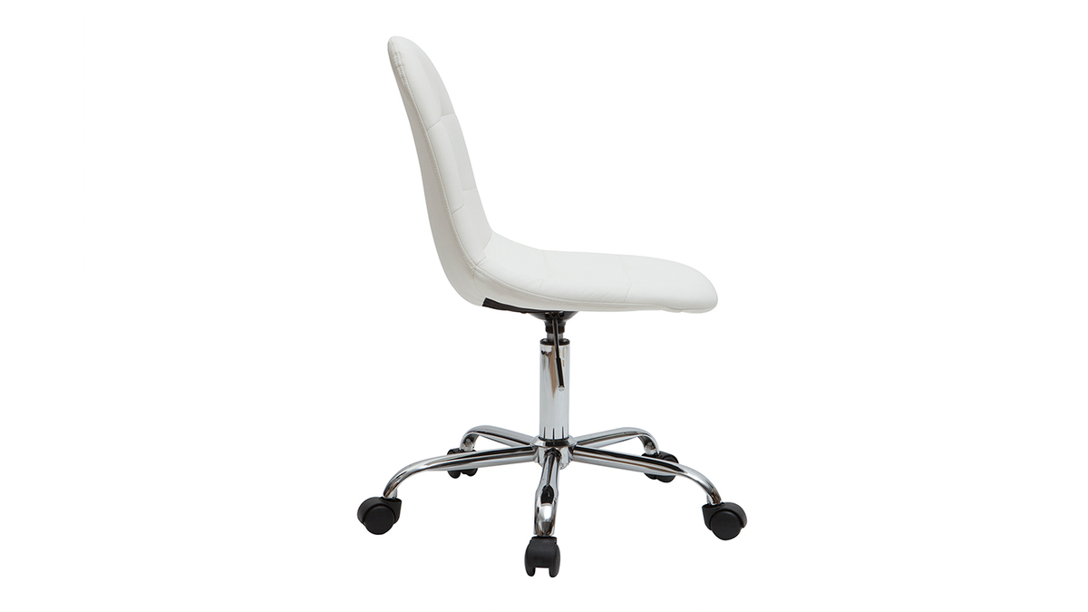 Silla de escritorio moderna blanca COX