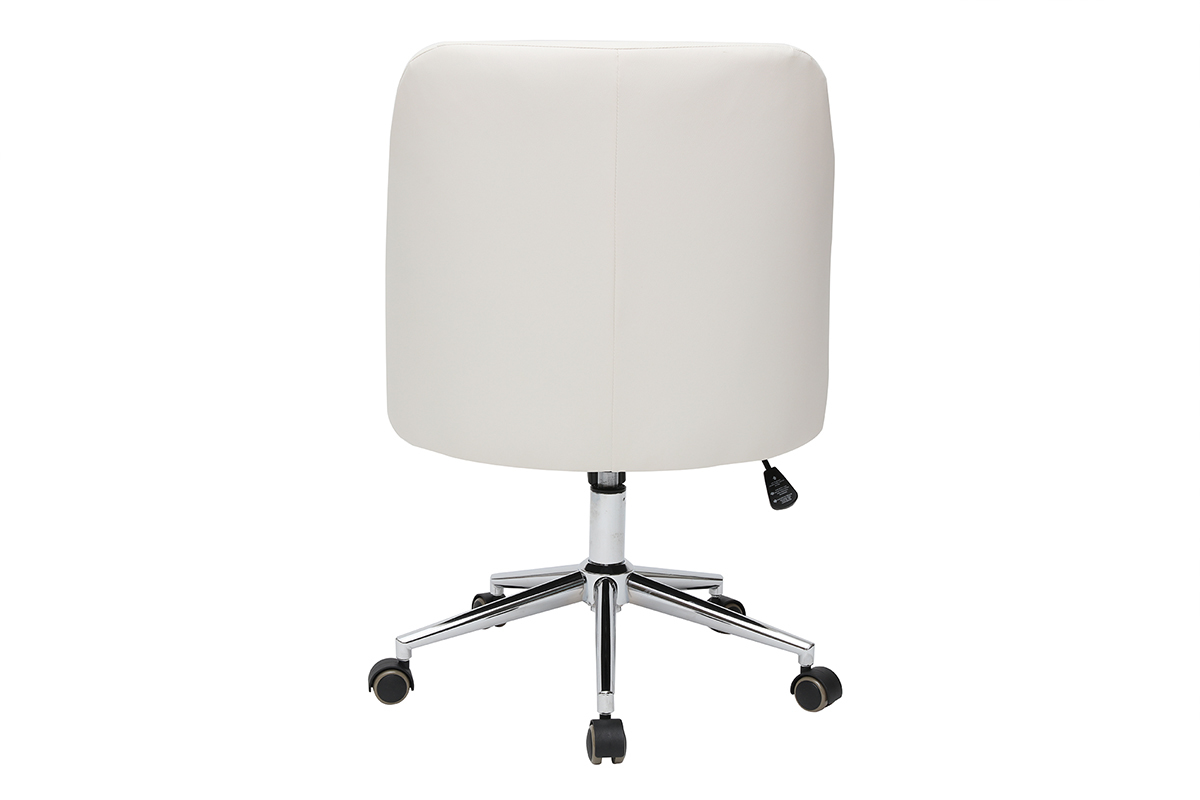 Silla de escritorio moderna blanca SCARLETT