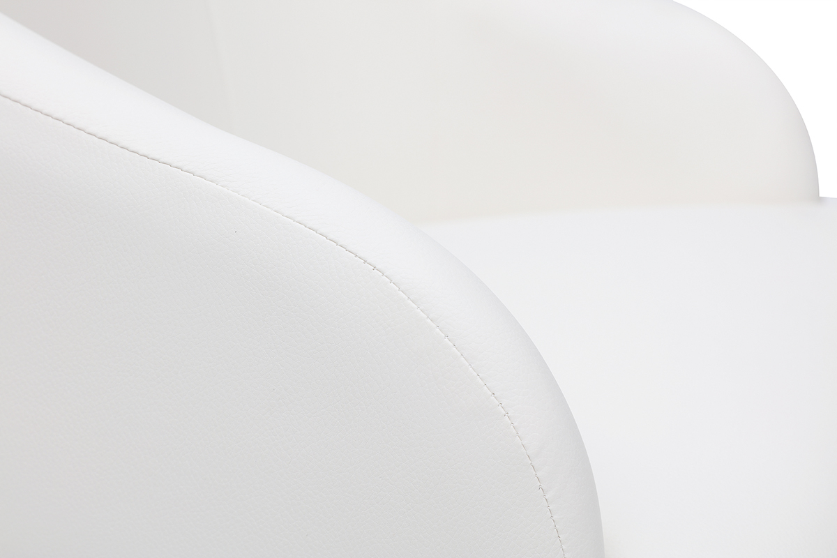 Silla de escritorio moderna blanca SCARLETT