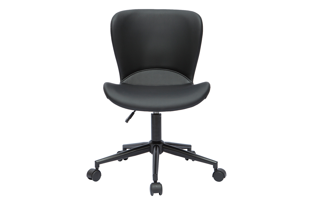 Silla de escritorio moderna negra JOSH
