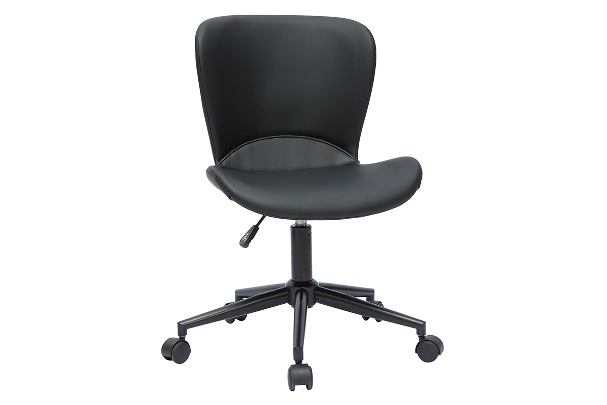 Silla de escritorio moderna negra JOSH