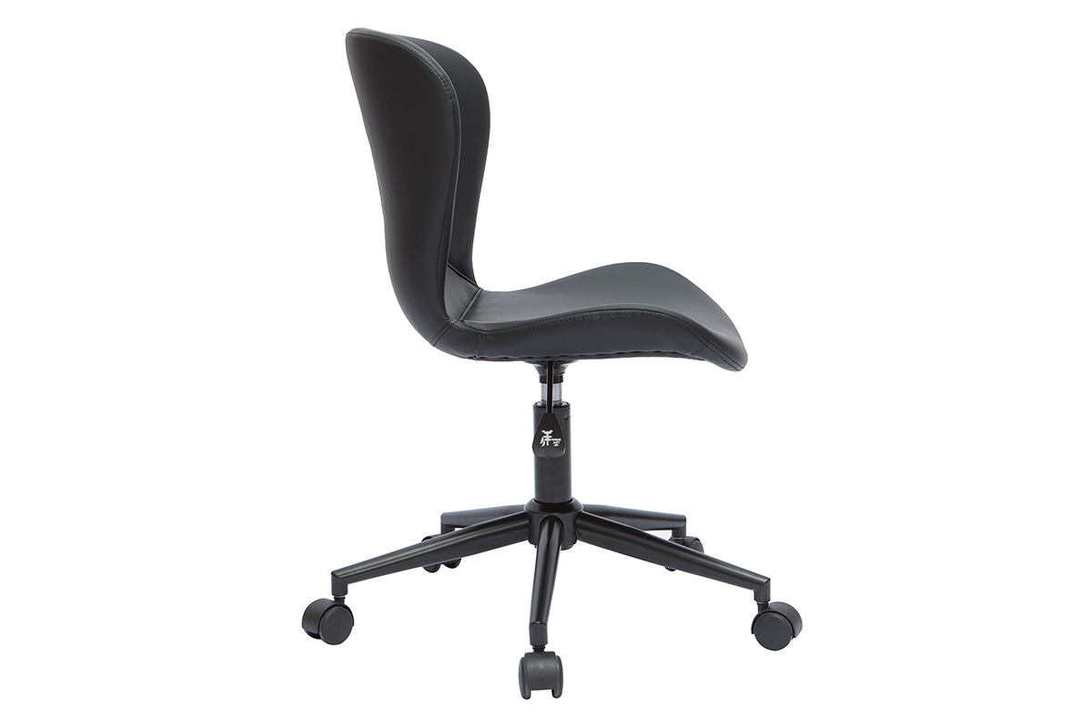 Silla de escritorio moderna negra JOSH