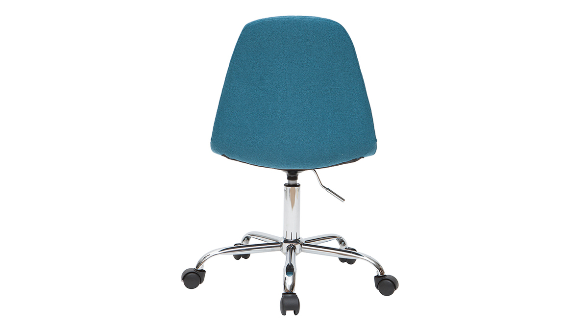 Silla de escritorio moderna tejido azul petrleo COX