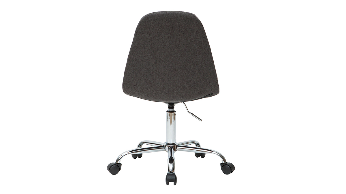Silla de escritorio moderna tejido gris oscuro COX