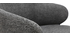 Silla de escritorio moderno en tejido gris HEMMY