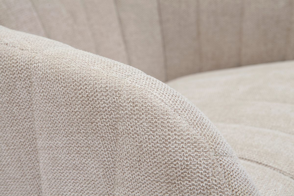 Silla de escritorio terciopelo natural ROMI