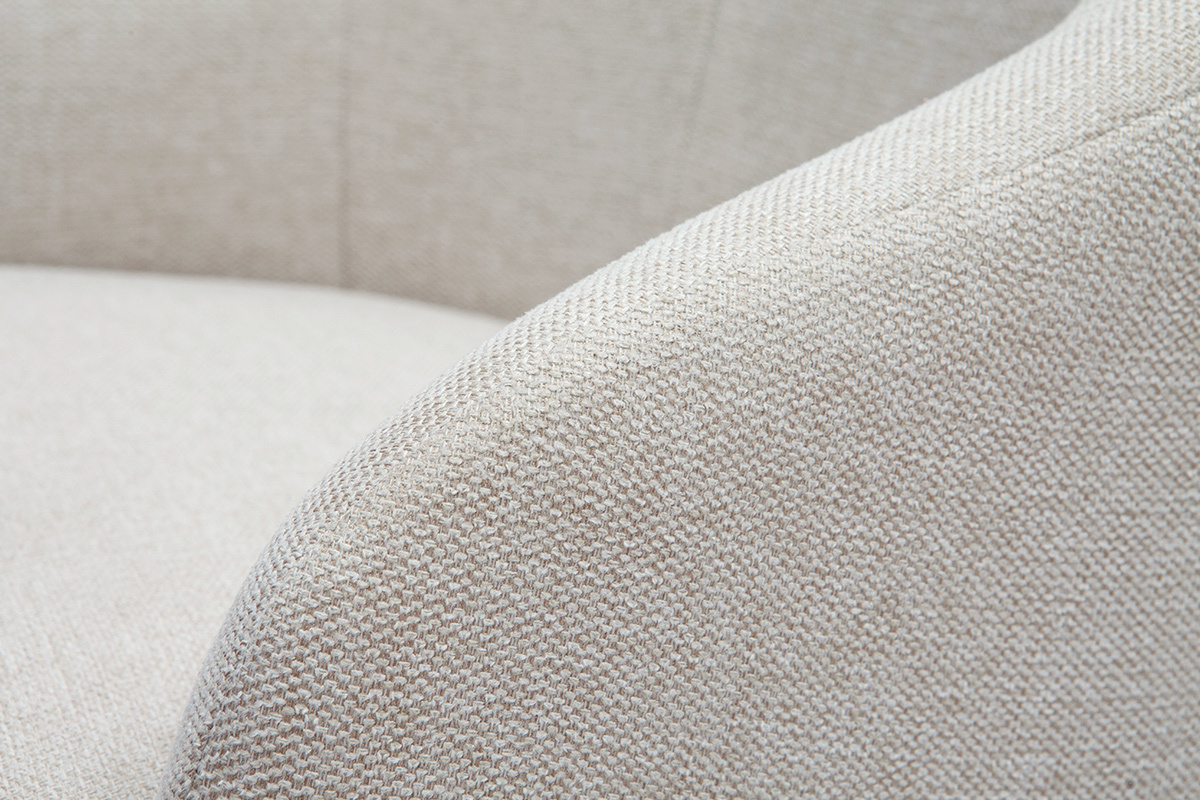 Silla de escritorio terciopelo natural SCARLETT