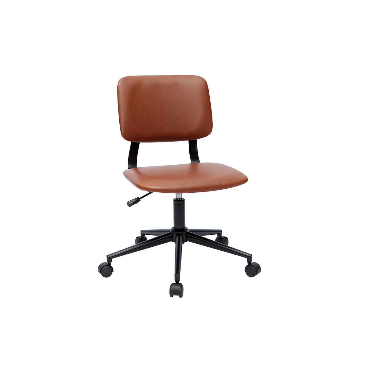 Silla de escritorio vintage marrón LAB