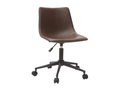Silla de escritorio vintage marr&oacute;n NEW ROCK