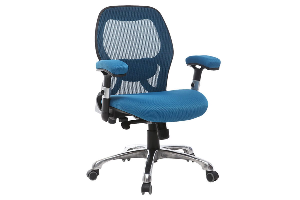 Silla de oficina ergon�mica azul ULTIMATE V2