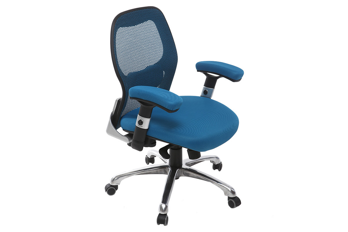 Silla de oficina ergon�mica azul ULTIMATE V2