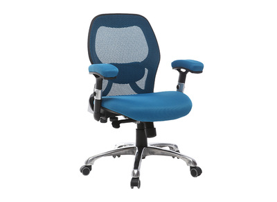 Silla de oficina ergon&oacute;mica azul ULTIMATE V2