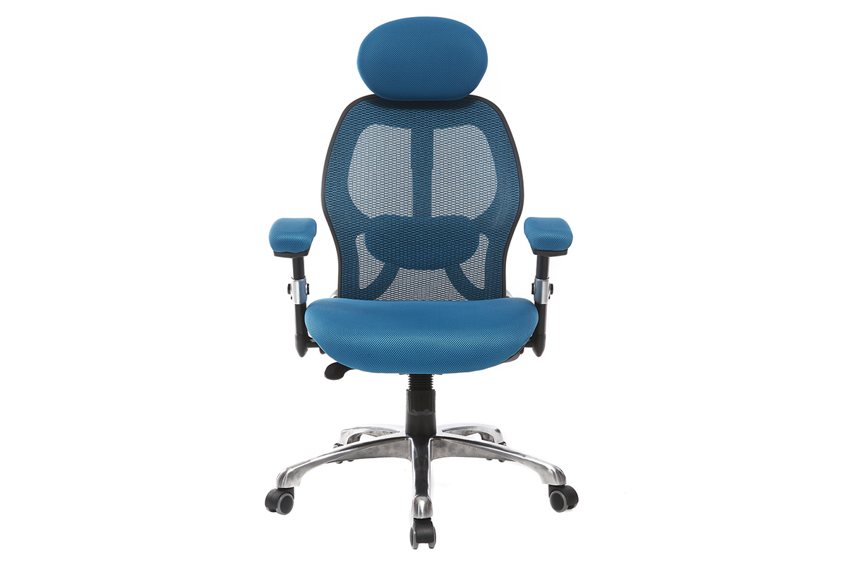 Silla de oficina ergonmica azul Ultimate v2 plus