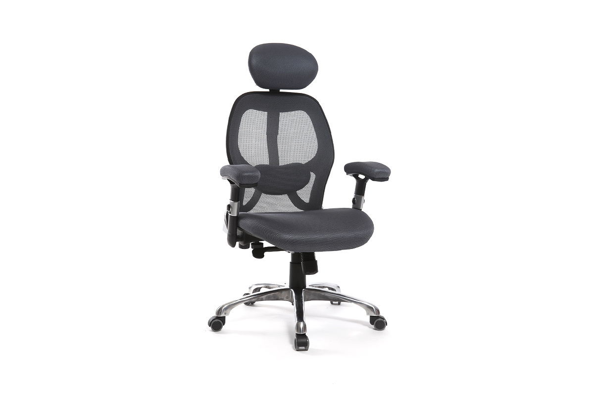 Silla de oficina ergonmica gris Ultimate v2 plus