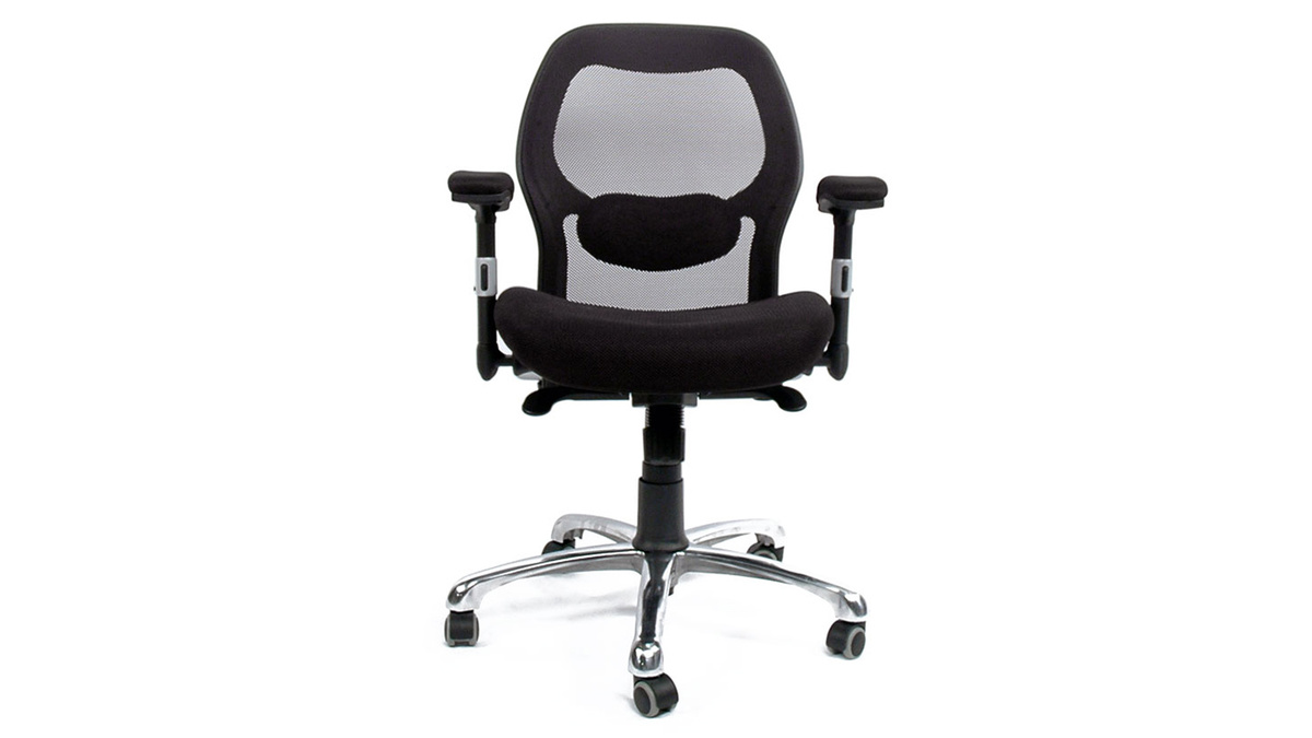 Silla de oficina ergonmica negra ULTIMATE V2