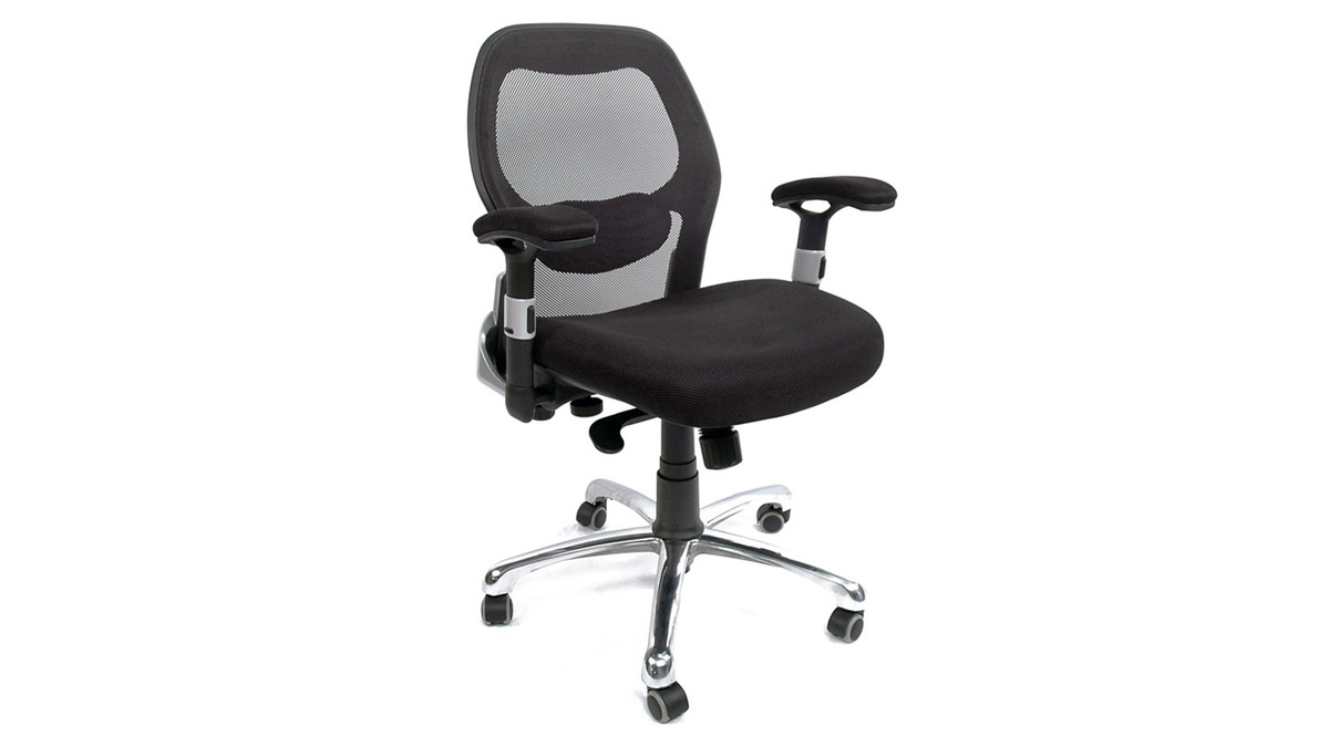 Silla de oficina ergonmica negra ULTIMATE V2