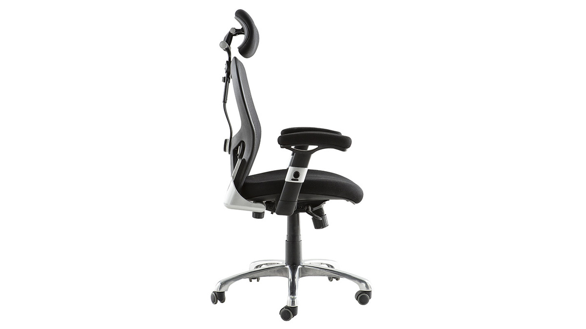 Silla de oficina ergonmica negra Ultimate v2 plus