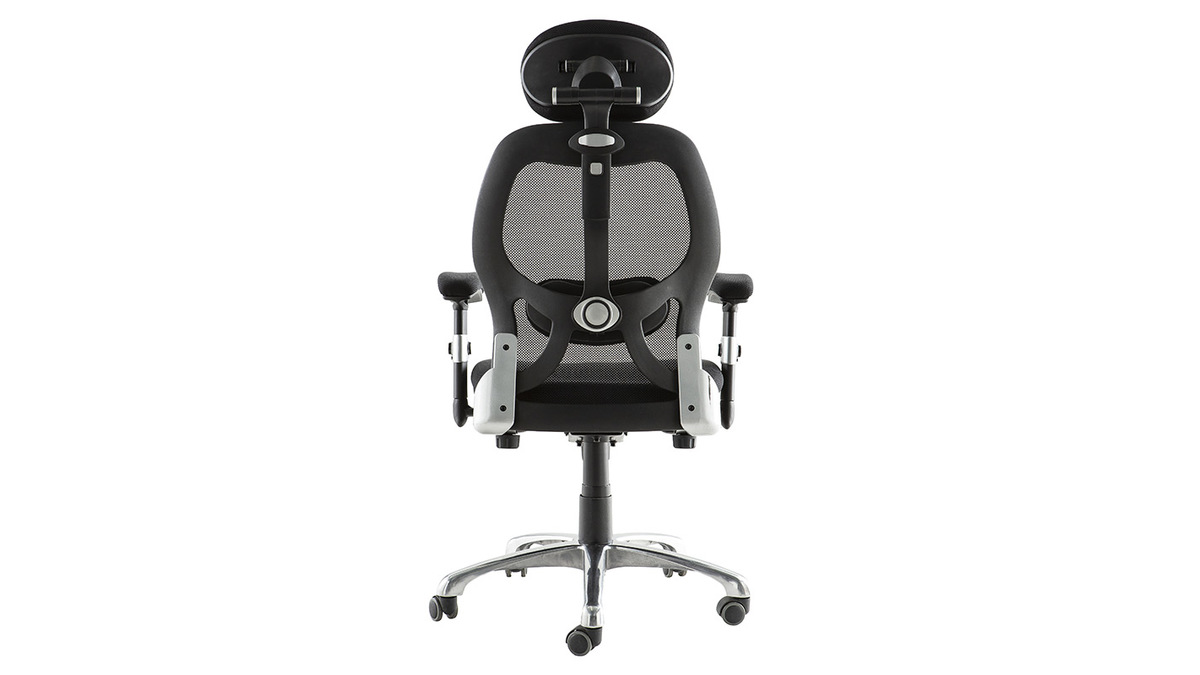 Silla de oficina ergonmica negra Ultimate v2 plus