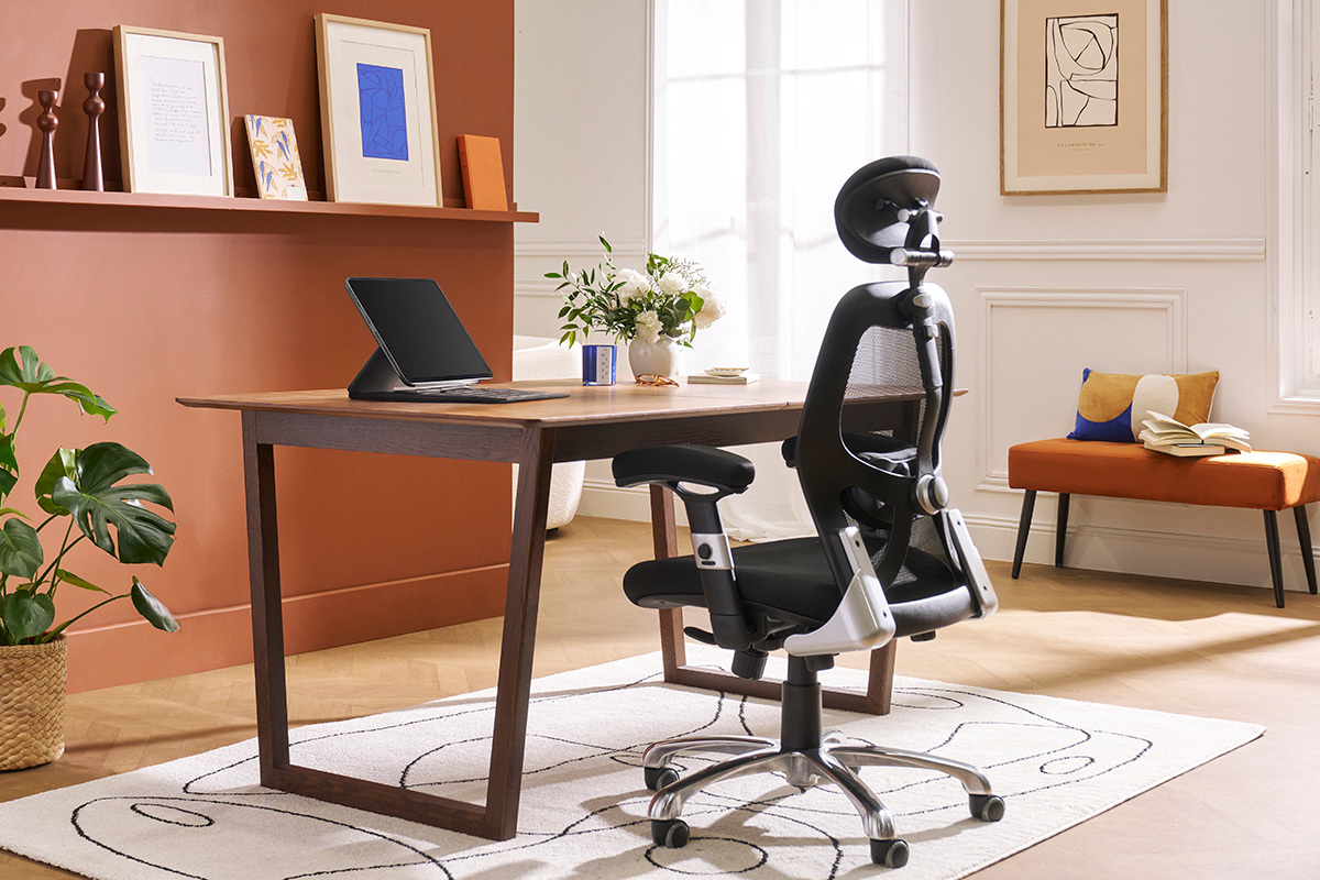 Silla de oficina ergonmica negra Ultimate v2 plus