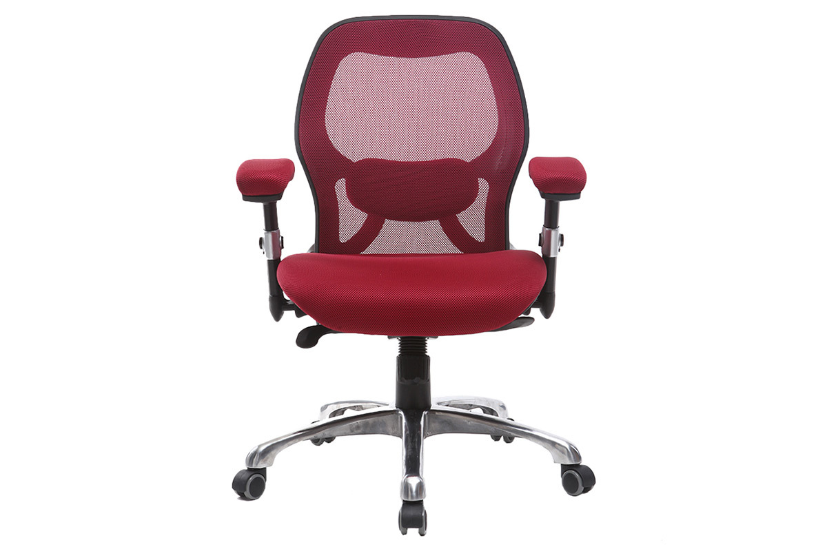Silla de oficina ergon�mica roja ULTIMATE V2