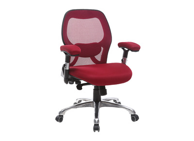 Silla de oficina ergon&oacute;mica roja ULTIMATE V2
