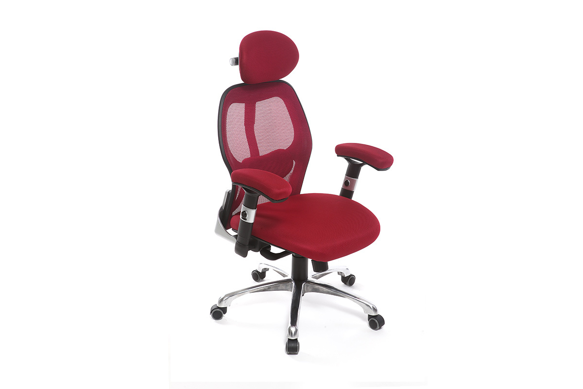 Silla de oficina ergonmica roja Ultimate v2 plus