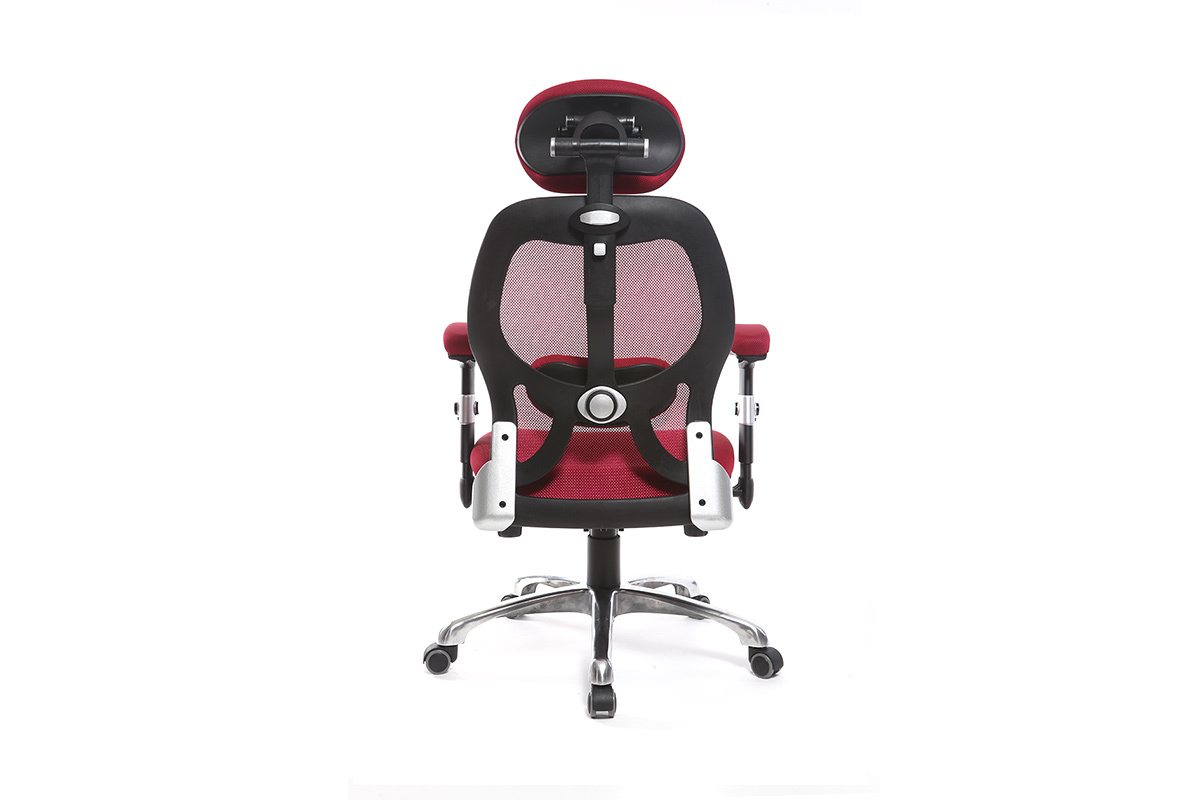 Silla de oficina ergonmica roja Ultimate v2 plus