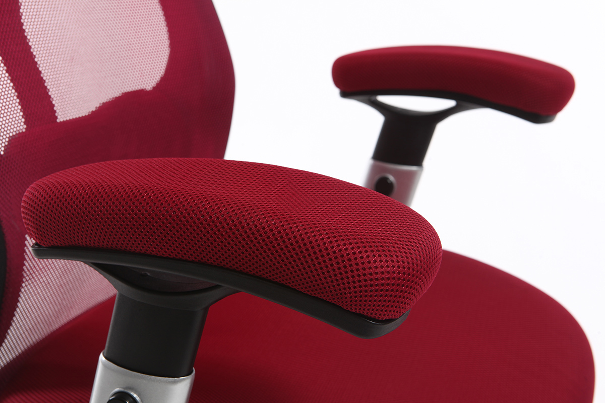Silla de oficina ergonmica roja Ultimate v2 plus