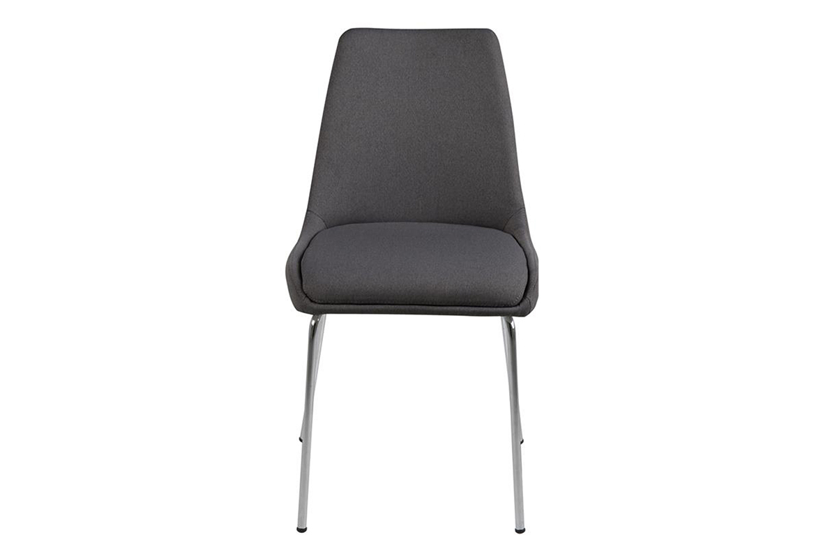 Silla dise�o gris oscuro lote de 2 SHADOW