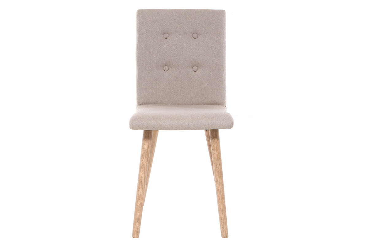 Silla diseonatural y madera lote de dos HORTA
