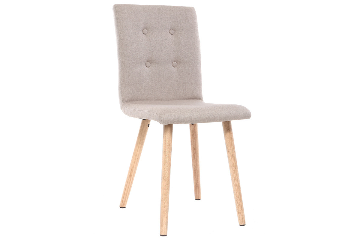 Silla diseonatural y madera lote de dos HORTA