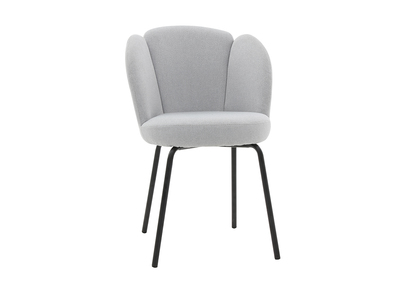 Silla moderna en tejido gris claro FLOS