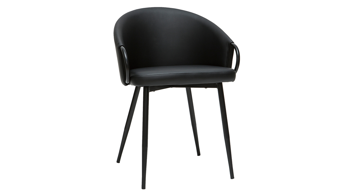 Silla moderna negra PRECIO